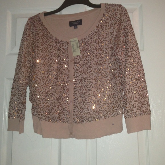 JUST REDUCED! Sequin pink cardigan