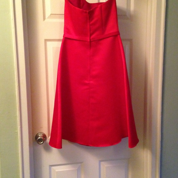 Jessica McClintock red satan dress - Picture 2 of 3