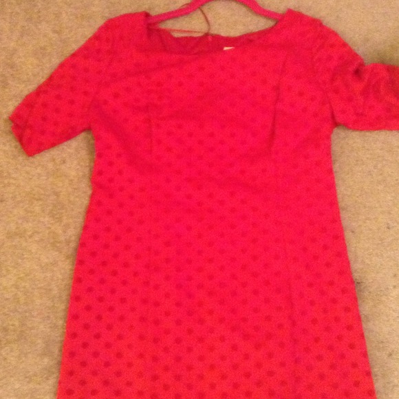 Cute red dot dress