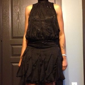Black party dress