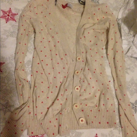 Cute H&M polka dot cardigan
