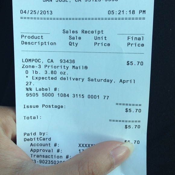 Shipping proof (: