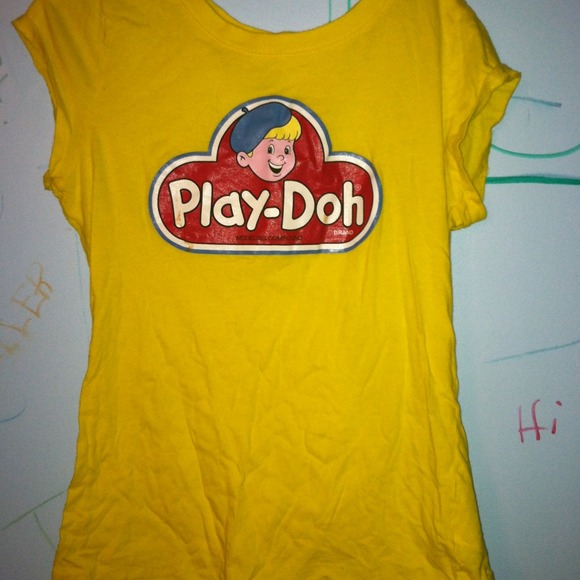 Yellow playdoh tee