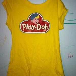 Yellow playdoh tee