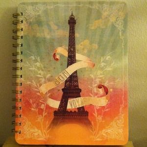 "Eiffel tower" spiral notebook