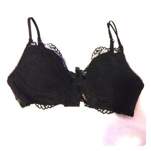Victoria's Secret Very Sexy Black Lace Bra