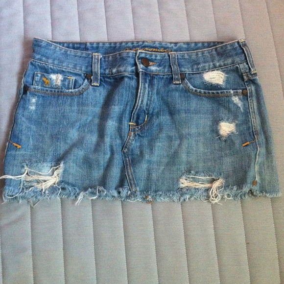 Abercrombie & Fitch Jean Skirt