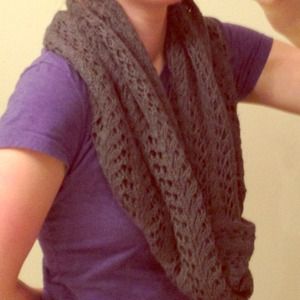 Urban Outfitters staring@stars graphite cowl scarf