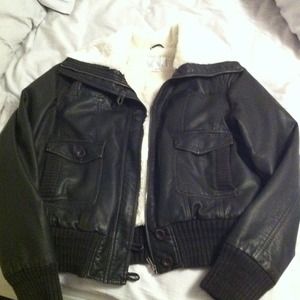 🚫🚫🚫RESERVED🚫🚫🚫Dark brown bomber jacket