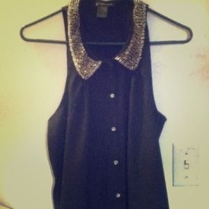 Black Shirt 100% polyester.