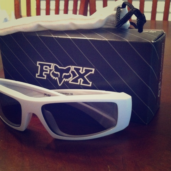 Brand new white fox sunglasses