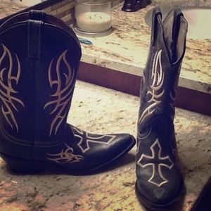 Justin cross cowboy boots