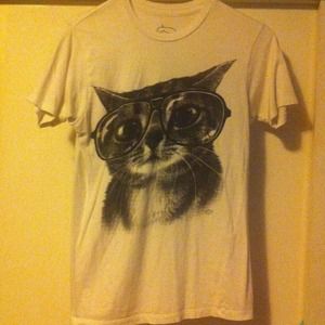 Hipster Cat Tee