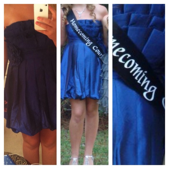 Blue homecoming dress small