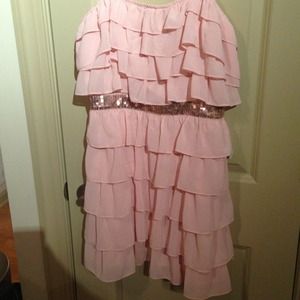 Ruffle forever 21 dress medium NEW