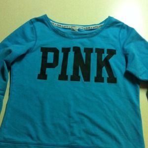 Pink sweater and Hurley purse