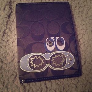 Authentic Coach Passport Holder