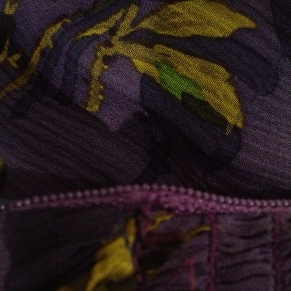 Betsey Johnson chiffon strapless dress! - Picture 4 of 4