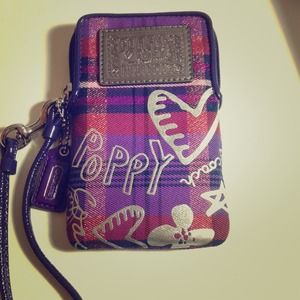 Coach Poppy Small Wristlet
