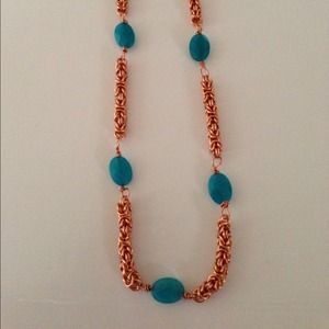 Copper Byzantine necklace