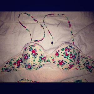 High waisted bathing suit.