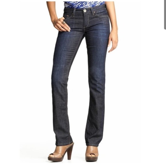 Banana Republic Straight Dark Wash Jeans