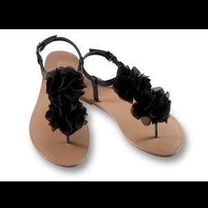 Flower dressy sandal
