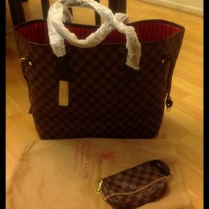 *Inspired LV  Damier Neverfull GM*