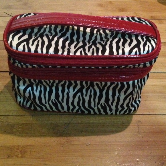 ❌SOLD❌Mini Zebra Makeup Bag
