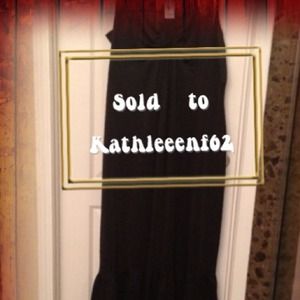 Black sun dress 18/20 91%polyester 9% spandex