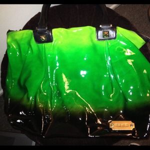 LAMB Patent leather shoulder bag