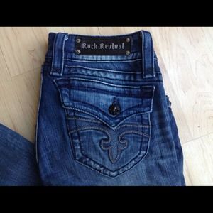 Rock Revival Boot Cut Jen Wash - Sz 32 x 31
