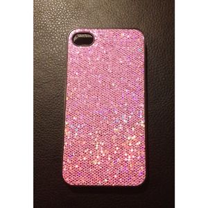 Pink sparkle iPhone 4 or 4s case!