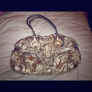 Authentic Juicy Couture Gold Tote