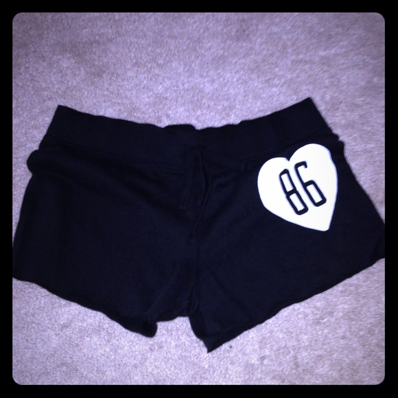 Victoria's Secret pink shorts black size small