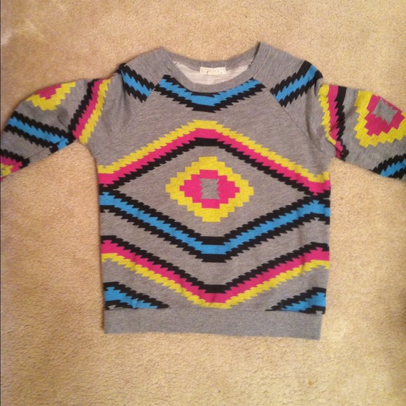Forever 21 tribal sweater