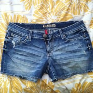 BKE denim shorts