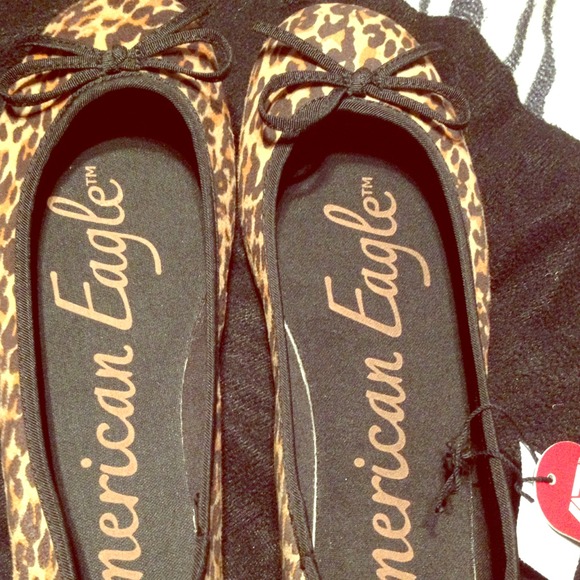 Leopard print flats