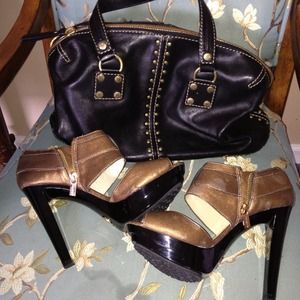 **SOLD** Michael Kors handbag & shoes bundle.