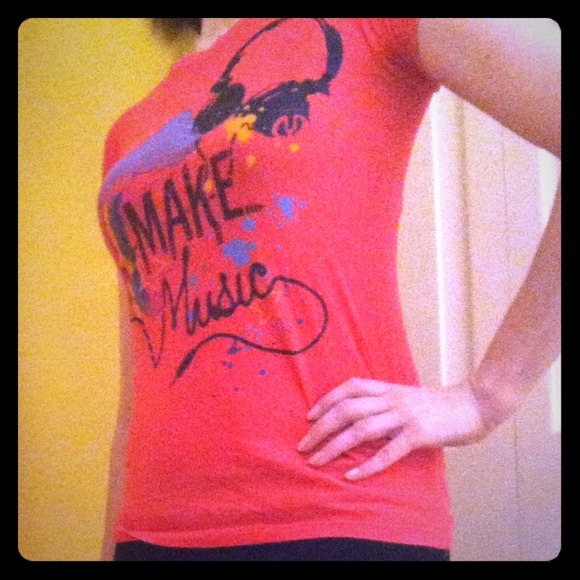 "Make music" tee