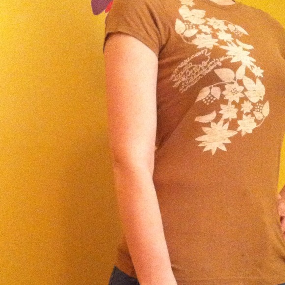 Brown American Eagle tee