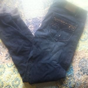 Cute dark skinny jeans