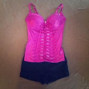 Sexy Corset style pushup tank 🌺