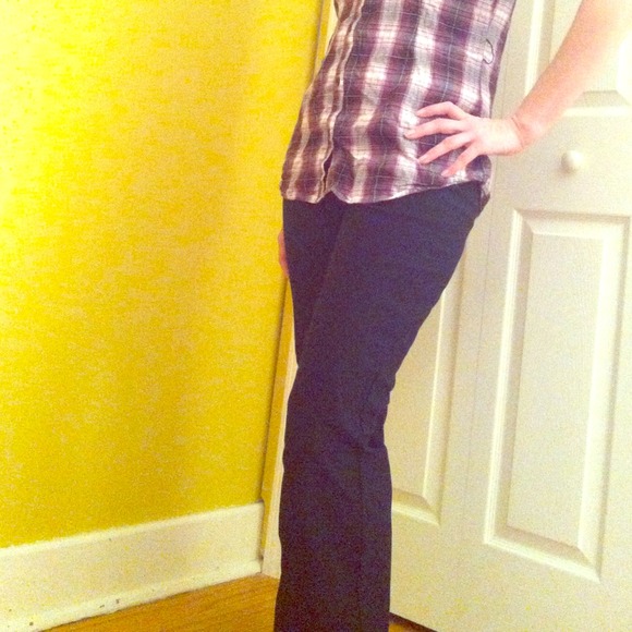 Black pants,maurices