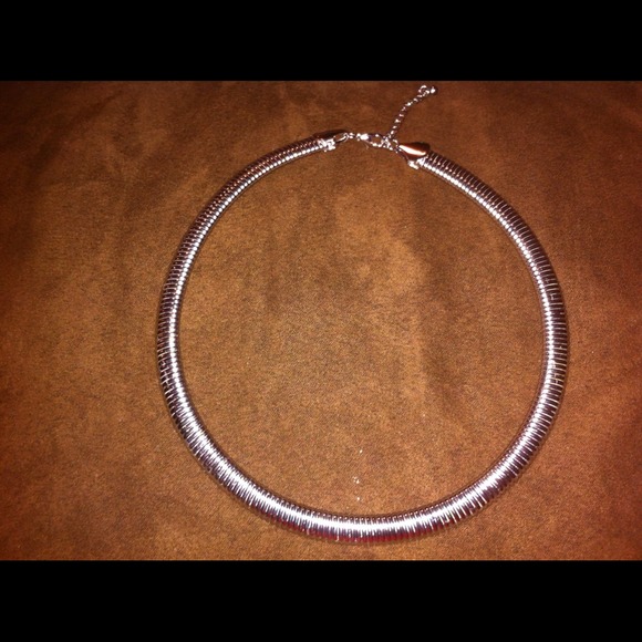 Costume jewelry-silver chain