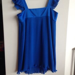 Baby doll royal blue dress