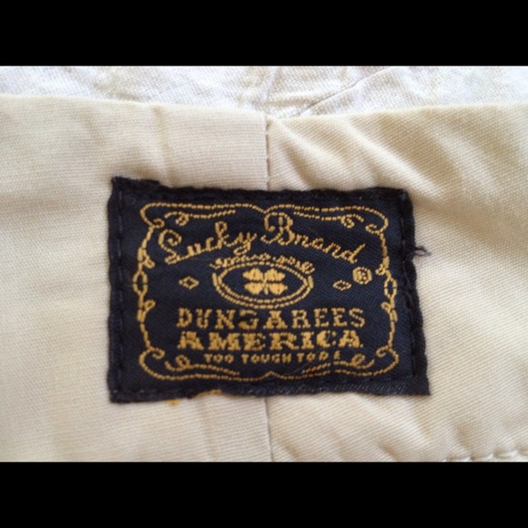 Lucky Brand Khaki Dungerees