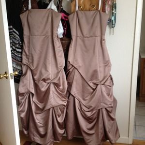 David bridal dresses latte color