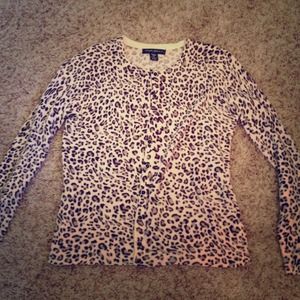 Cute cheetah print button down