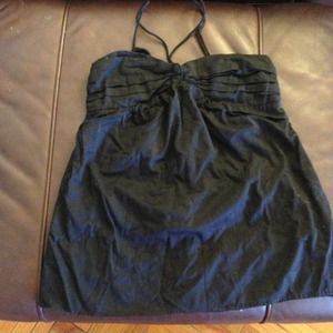 Black halter top size 4